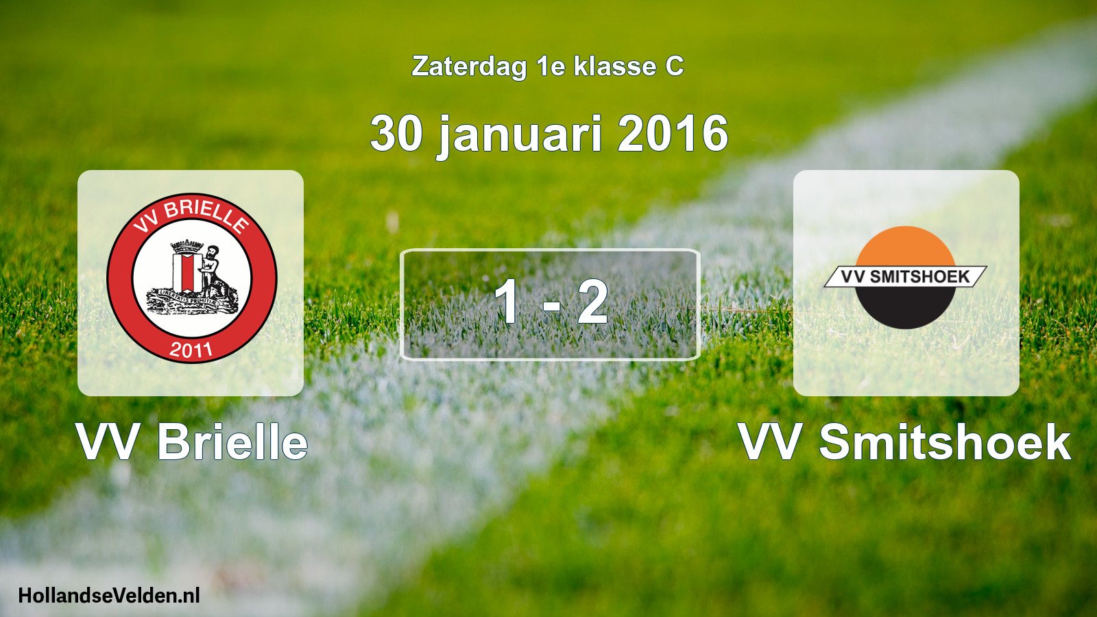 Total number of matches played: VV Brielle - VV Smitshoek 1 - 2 (30 January 2016)