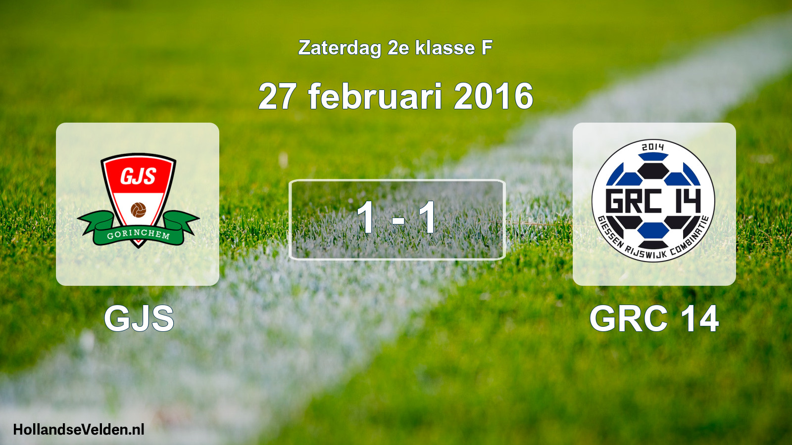 Total number of matches played: GJS - GRC 14 1 - 1 (27 February 2016)