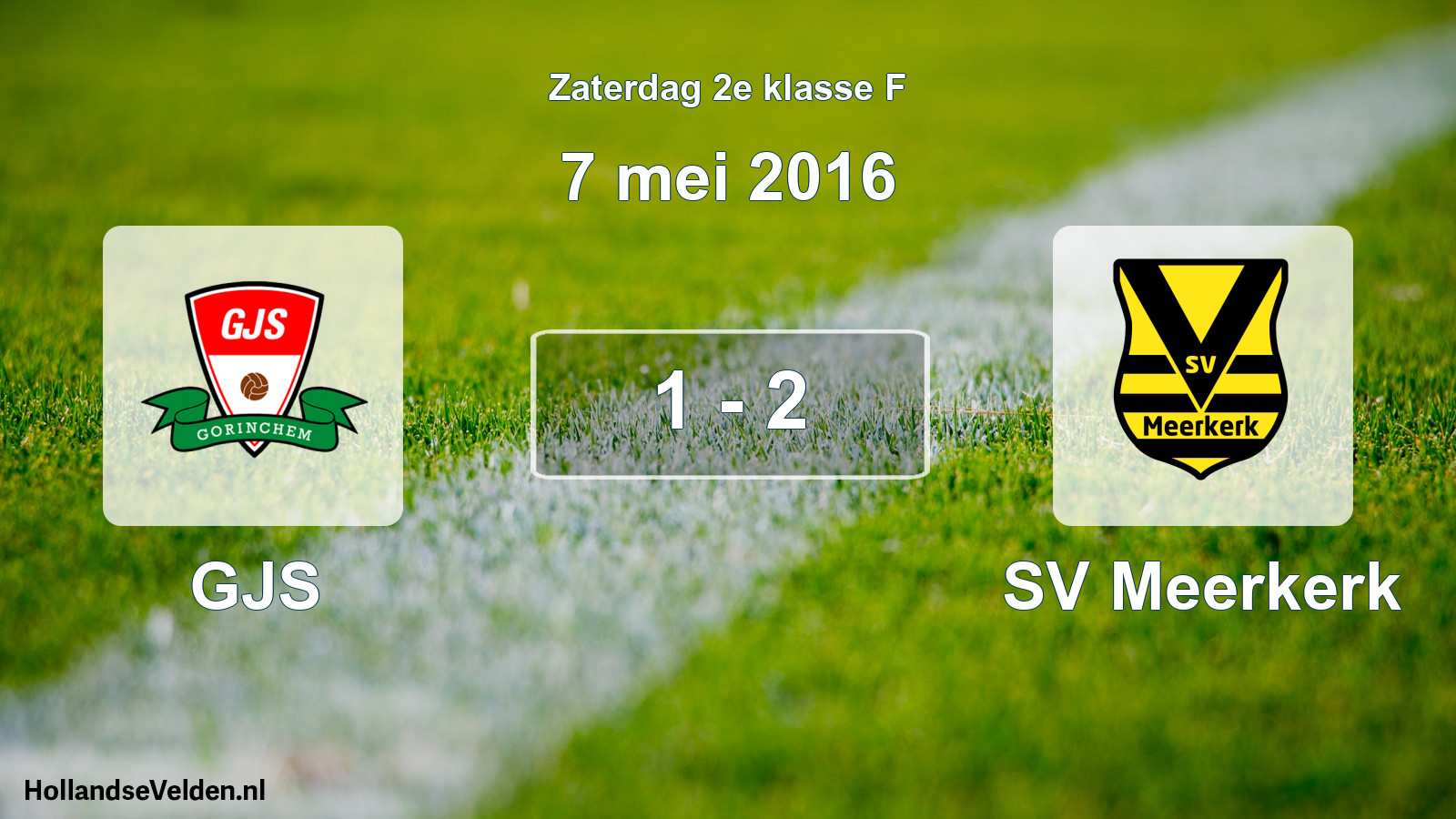 Total number of matches played: GJS - SV Meerkerk 1 - 2 (7 May 2016)