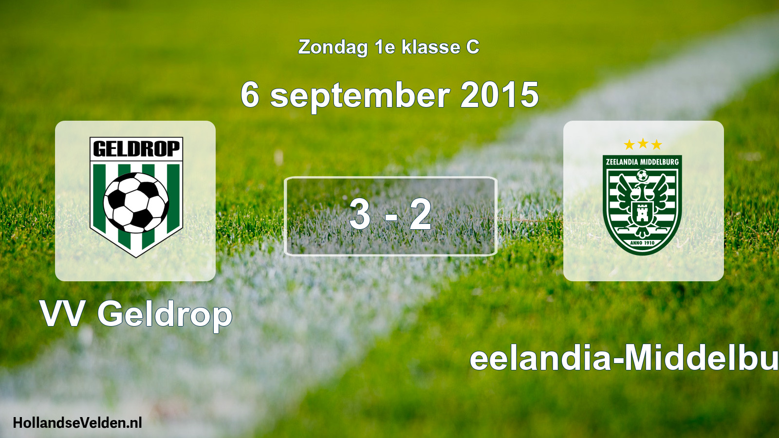 Total number of matches played: VV Geldrop - Zeelandia-Middelburg 3 - 2 (6 September 2015)