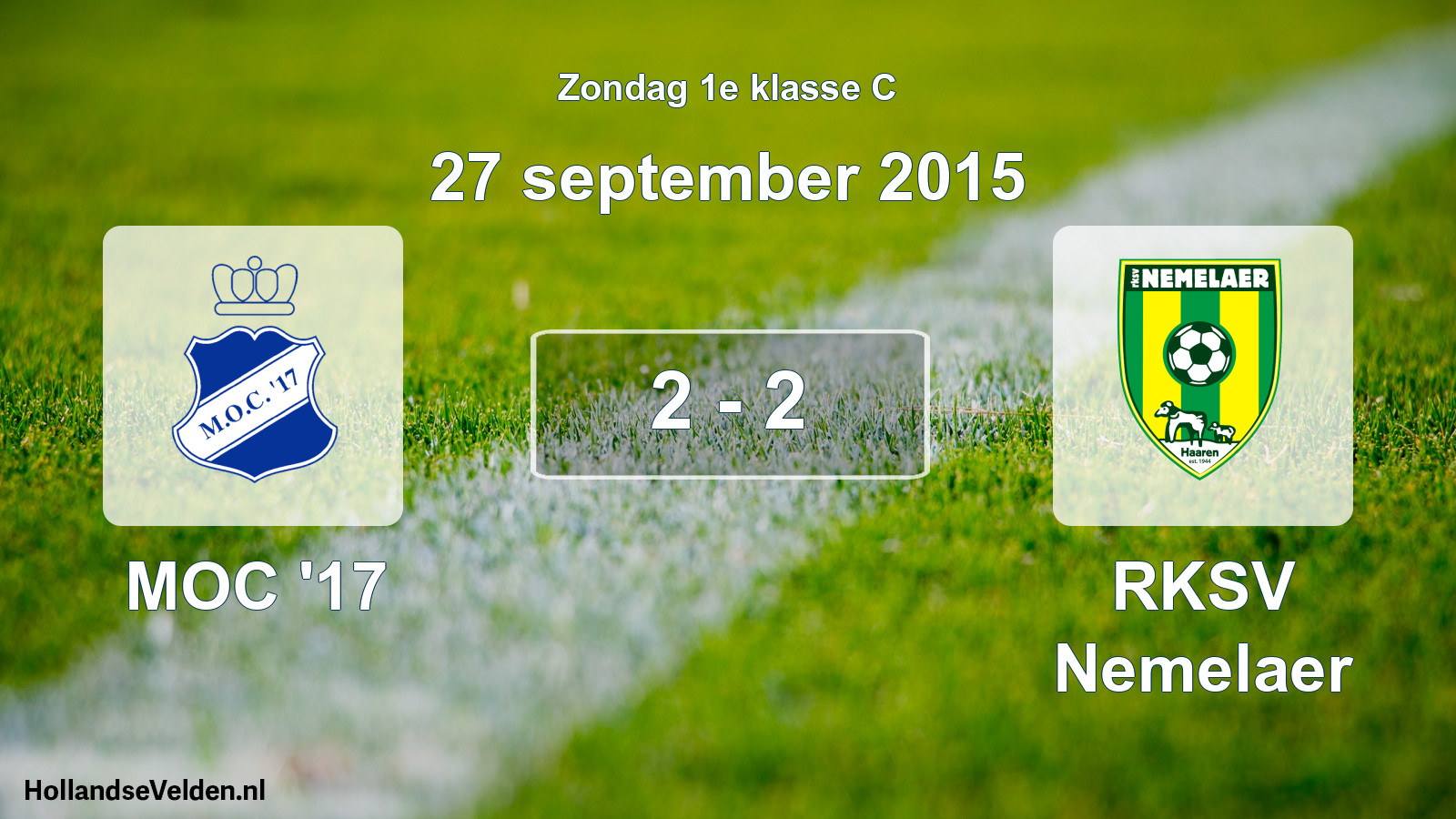 Total number of matches played: MOC '17 - RKSV Nemelaer 2 - 2 (27 September 2015)