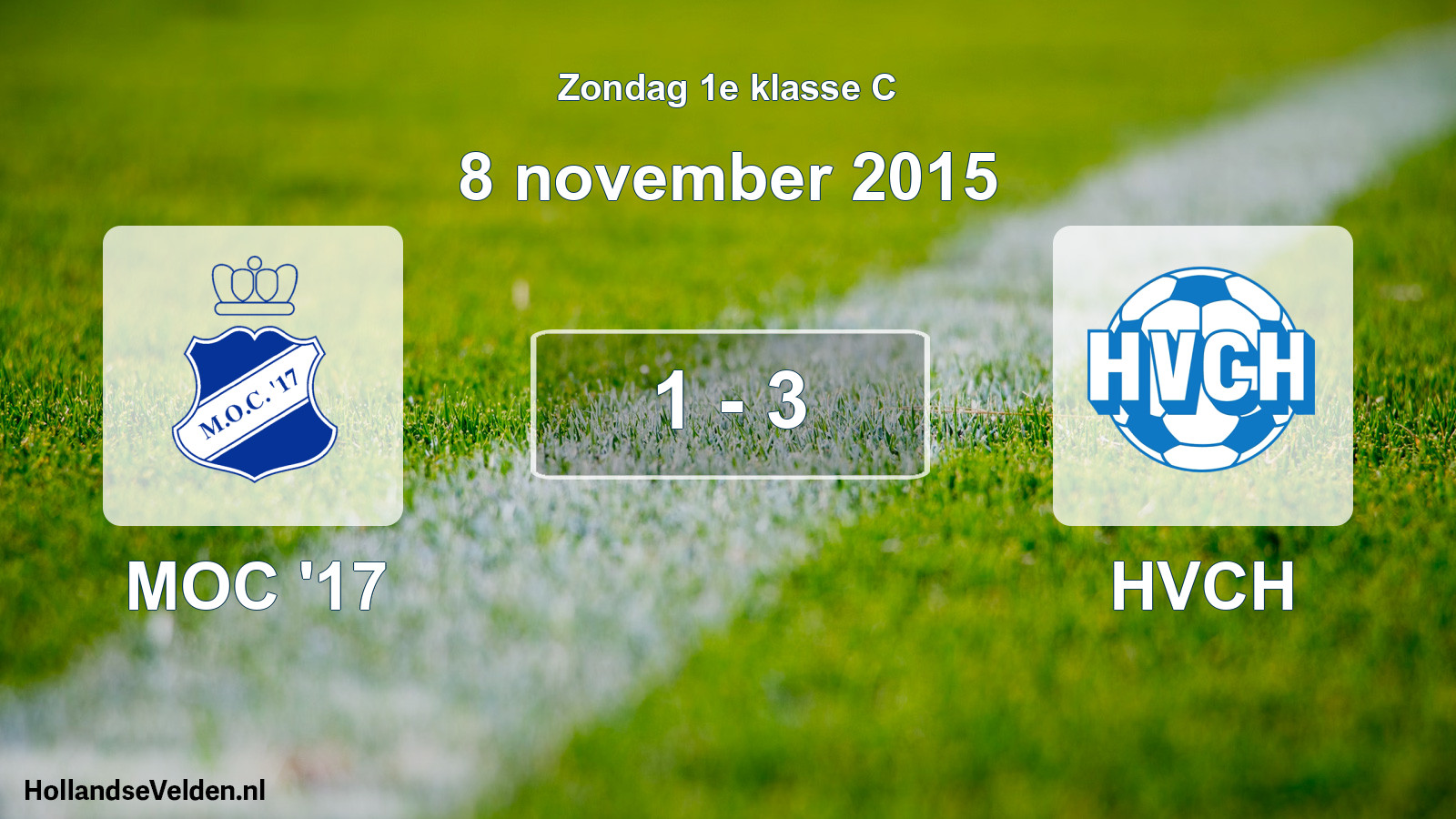 Total number of matches played: MOC '17 - HVCH 1 - 3 (8 November 2015)