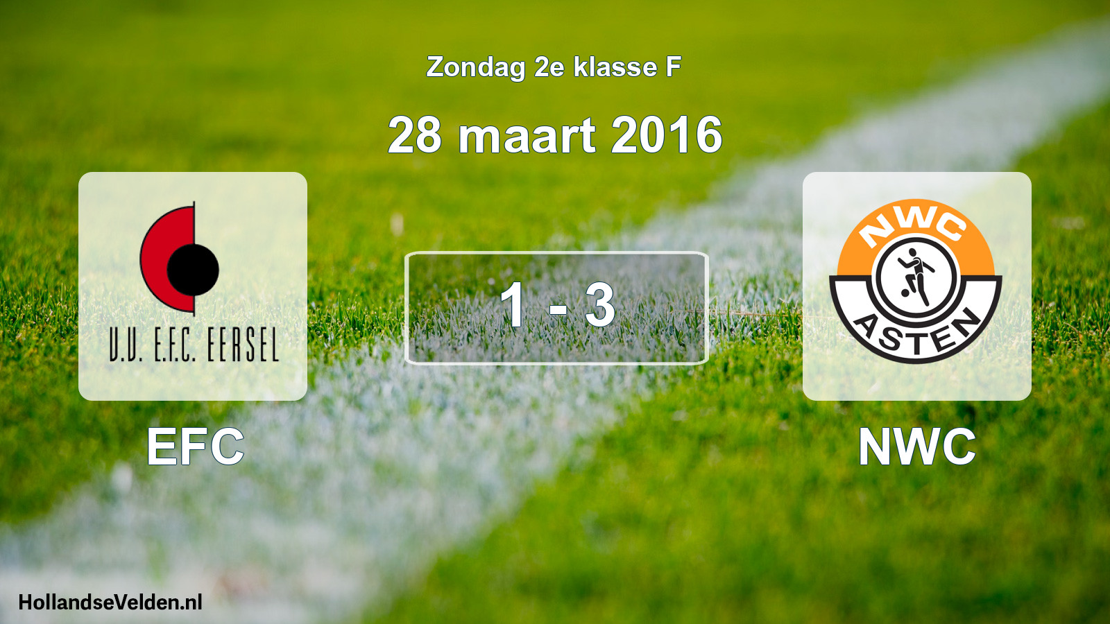 Total number of matches played: EFC - NWC 1 - 3 (28 March 2016)
