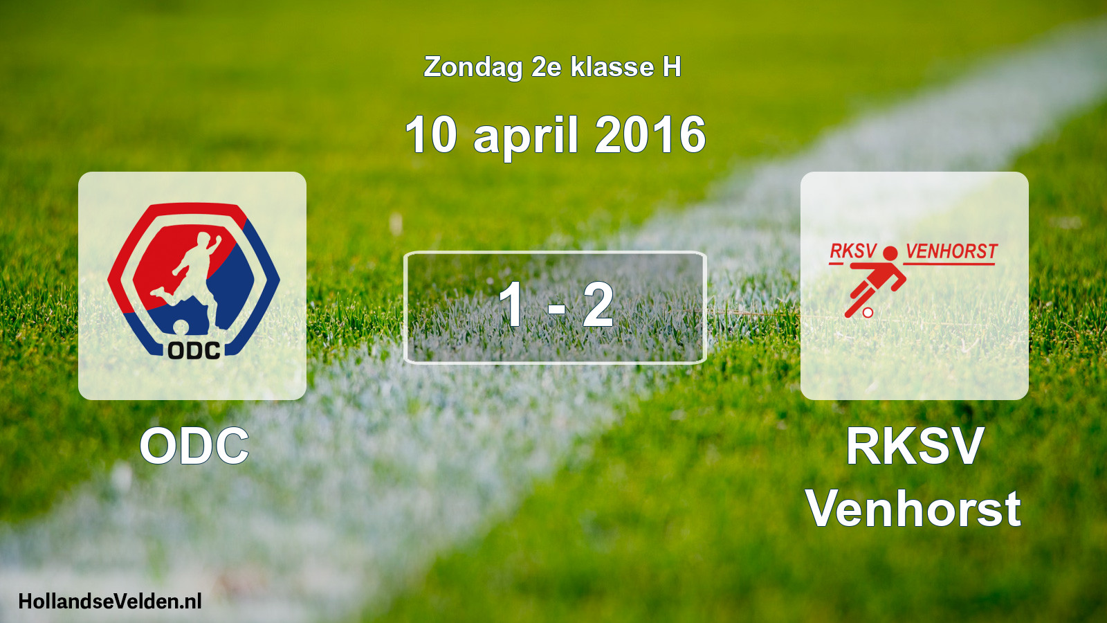 Total number of matches played: ODC - RKSV Venhorst 1 - 2 (10 April 2016)