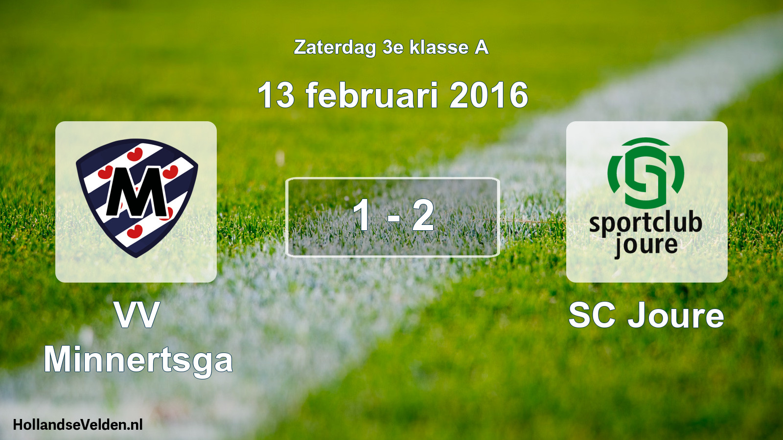 Total number of matches played: VV Minnertsga - SC Joure 1 - 2 (13 February 2016)
