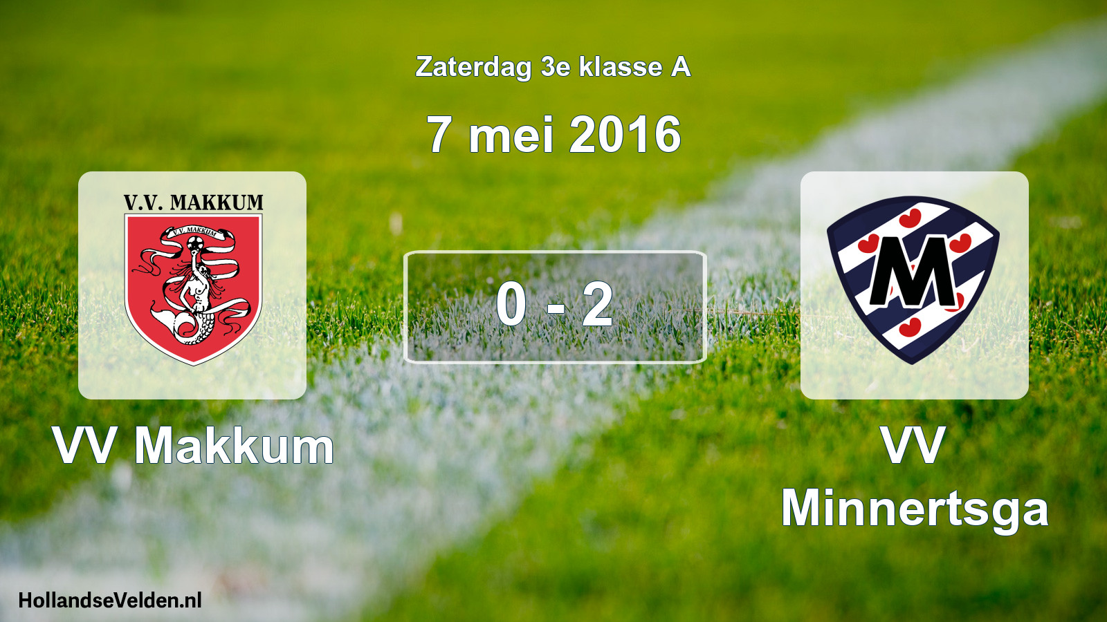 Total number of matches played: VV Makkum - VV Minnertsga 0 - 2 (7 May 2016)