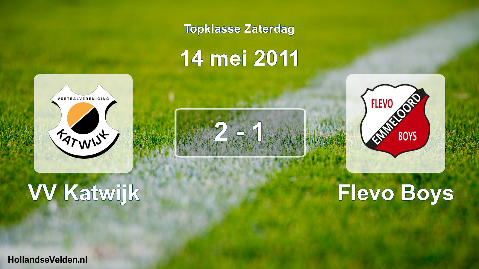 Total number of matches played: VV Katwijk - Flevo Boys 2 - 1 (14 May 2011)