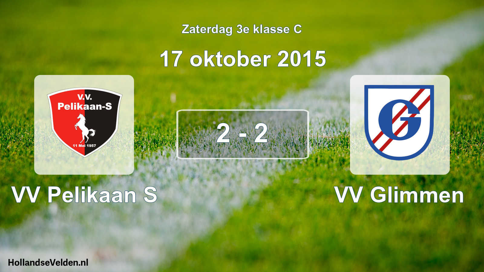 Total number of matches played: VV Pelikaan S - VV Glimmen 2 - 2 (17 October 2015)