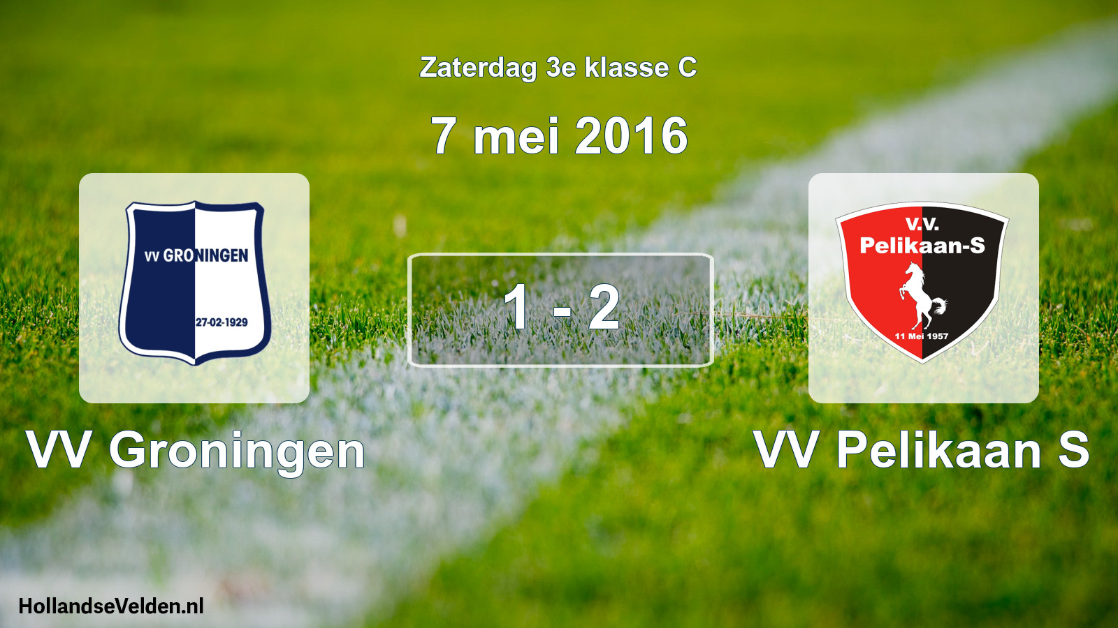 Total number of matches played: VV Groningen - VV Pelikaan S 1 - 2 (7 May 2016)