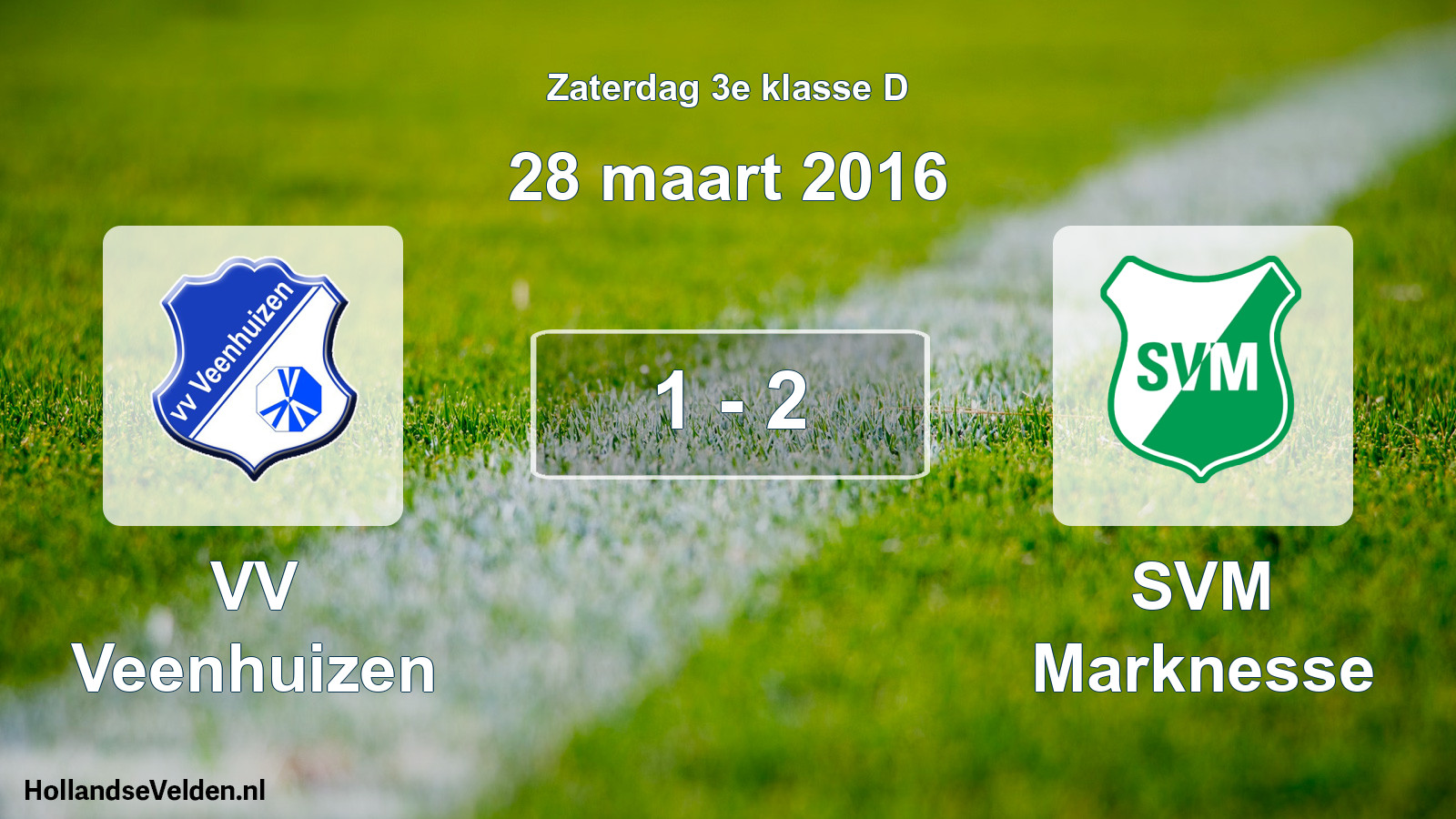 Total number of matches played: VV Veenhuizen - SVM Marknesse 1 - 2 (28 March 2016)