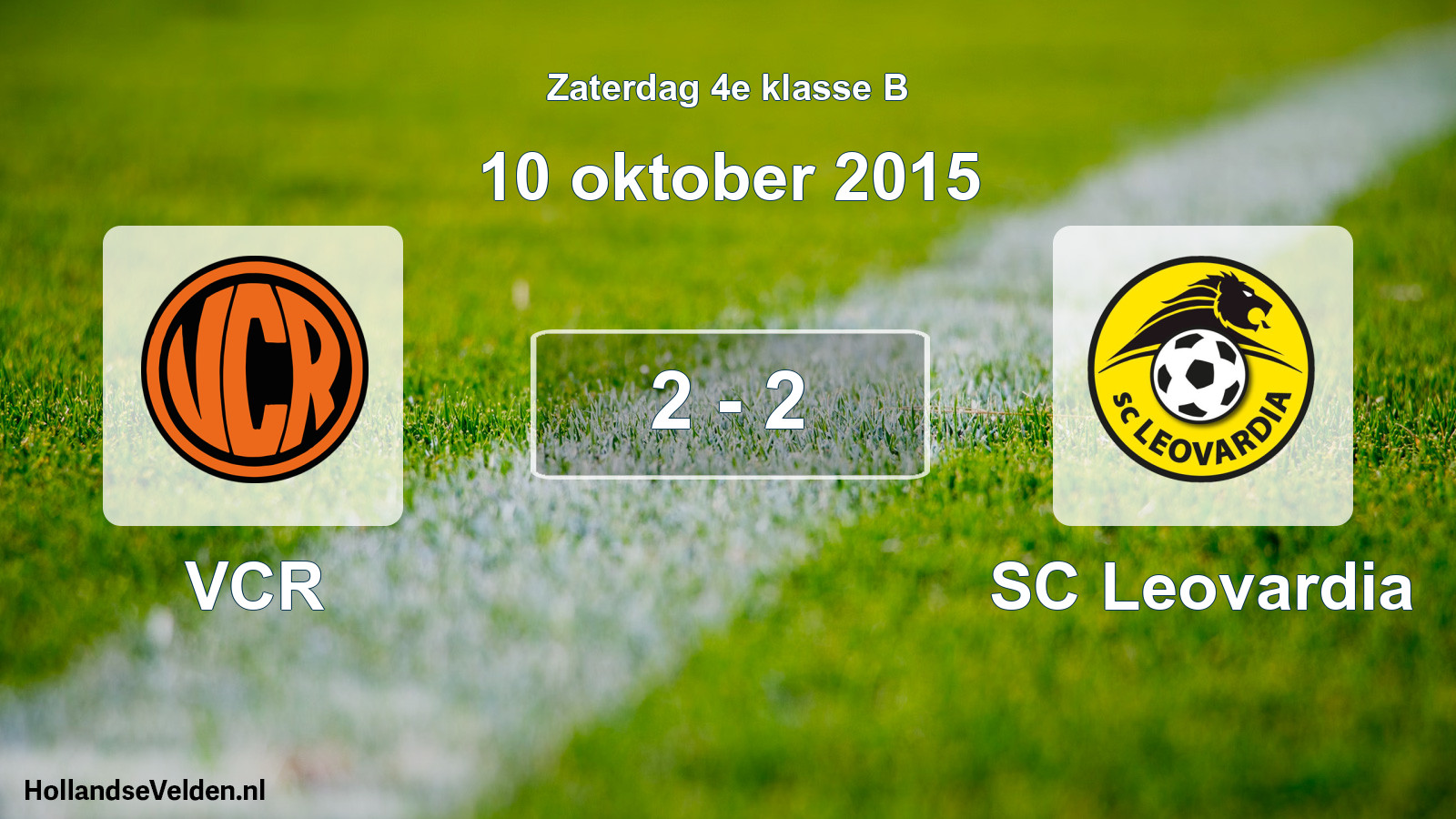 Total number of matches played: VCR - SC Leovardia 2 - 2 (10 October 2015)
