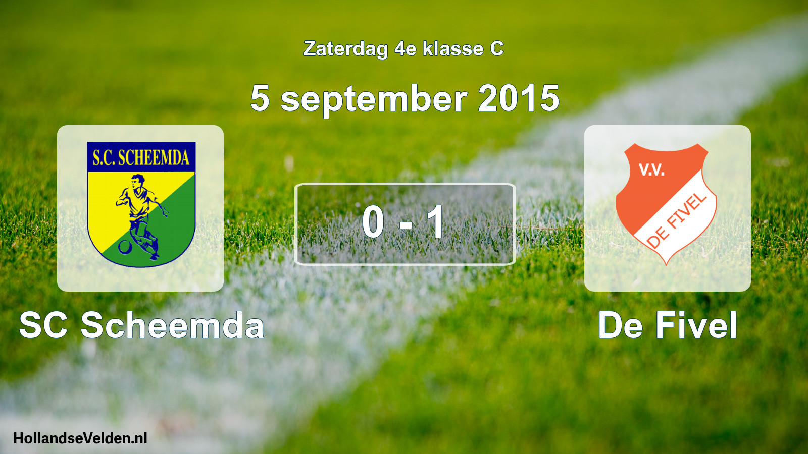 Total number of matches played: SC Scheemda - De Fivel 0 - 1 (5 September 2015)