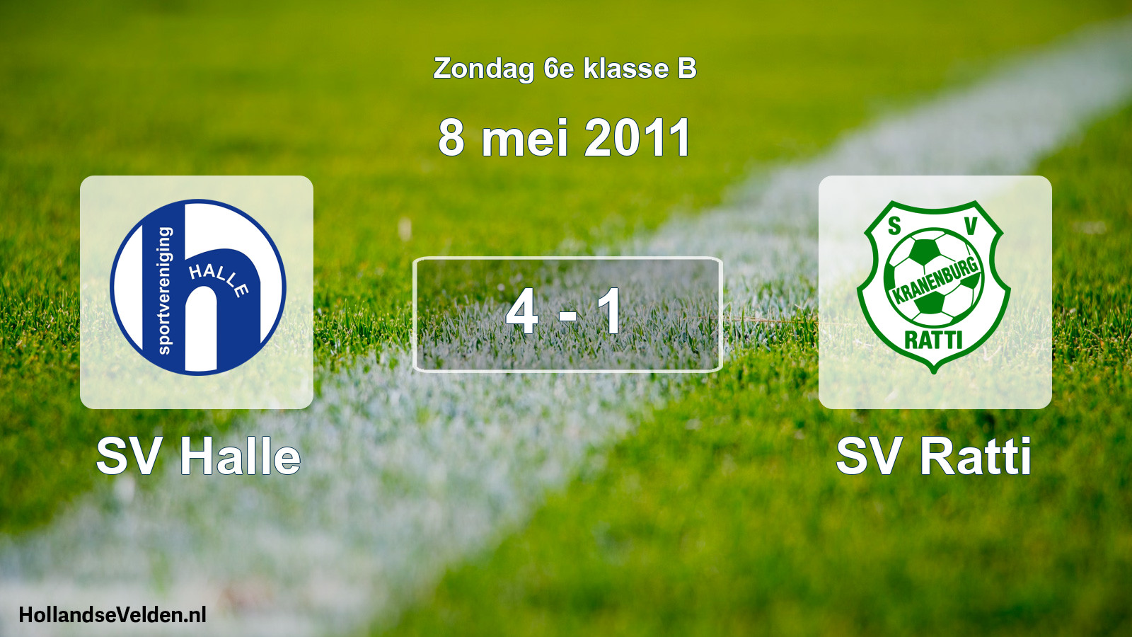 Total number of matches played: SV Halle - SV Ratti 4 - 1 (8 May 2011)