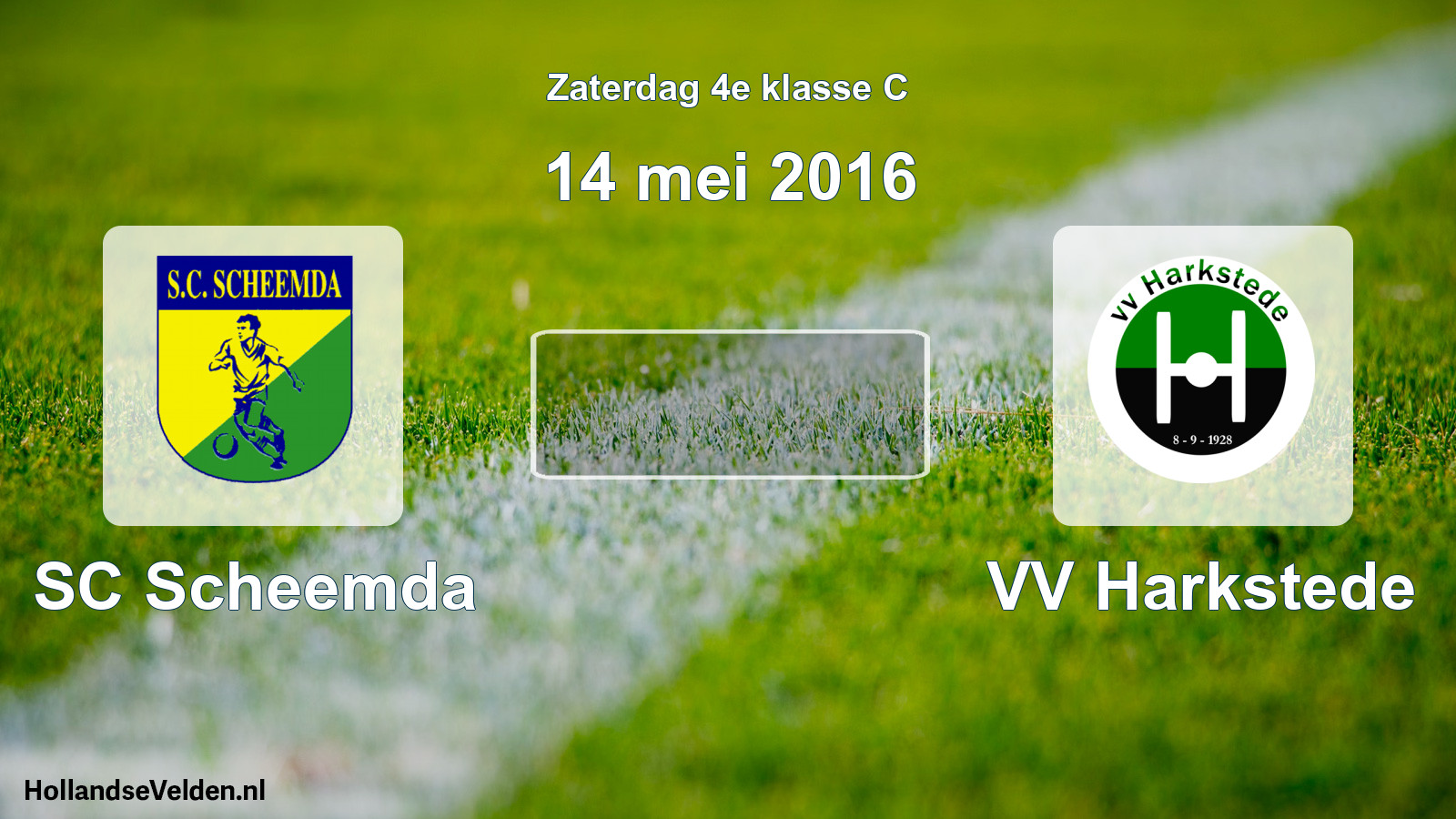 Scheduled Match: SC Scheemda - VV Harkstede (14 May 2016)
