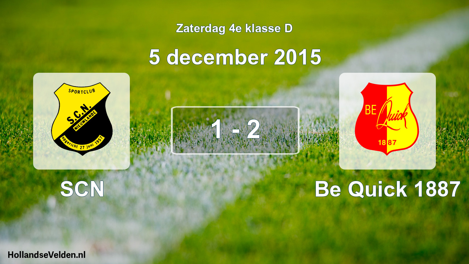 Total number of matches played: SCN - Be Quick 1887 1 - 2 (5 December 2015)