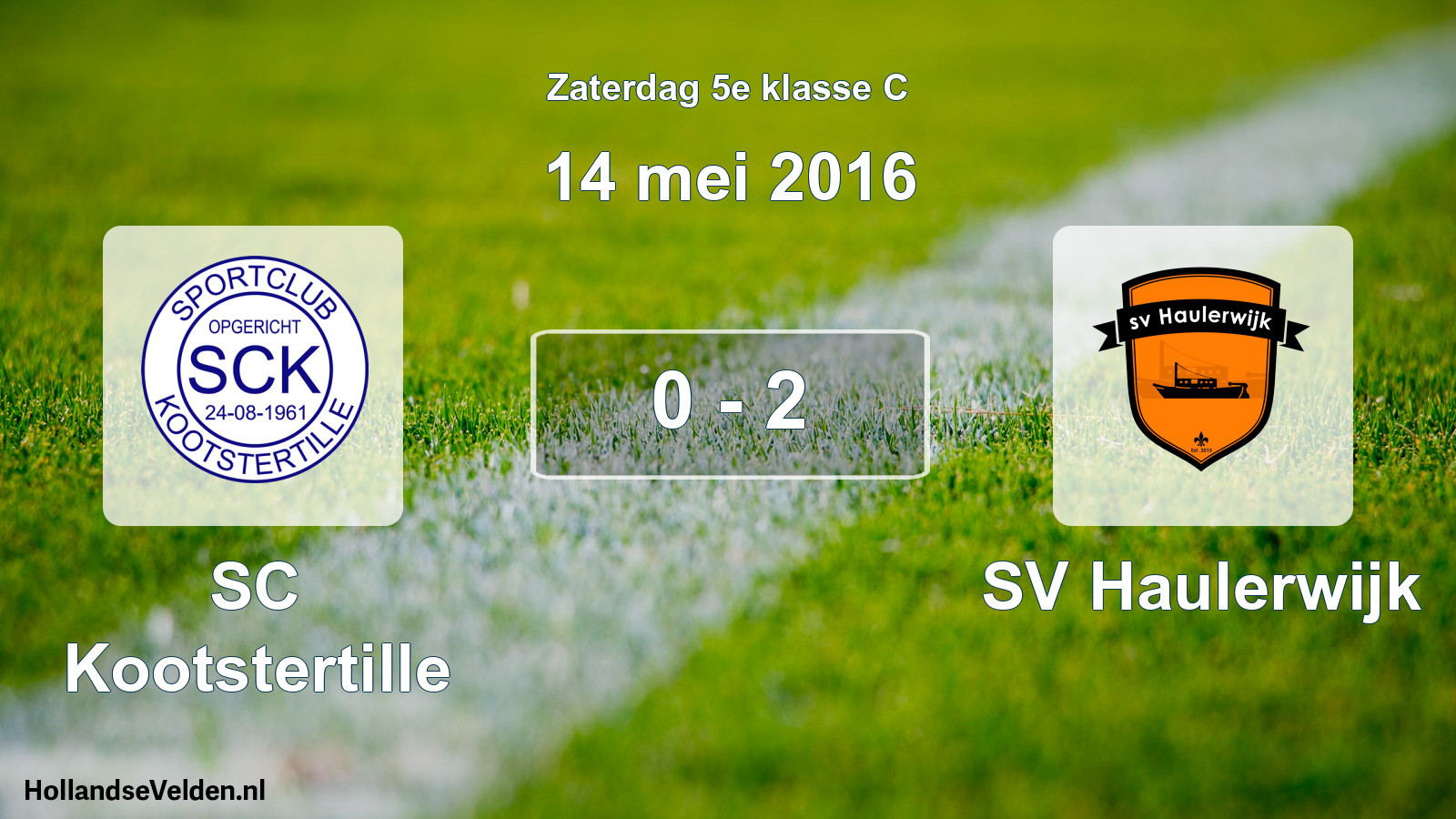 Total number of matches played: SC Kootstertille - SV Haulerwijk 0 - 2 (14 May 2016)