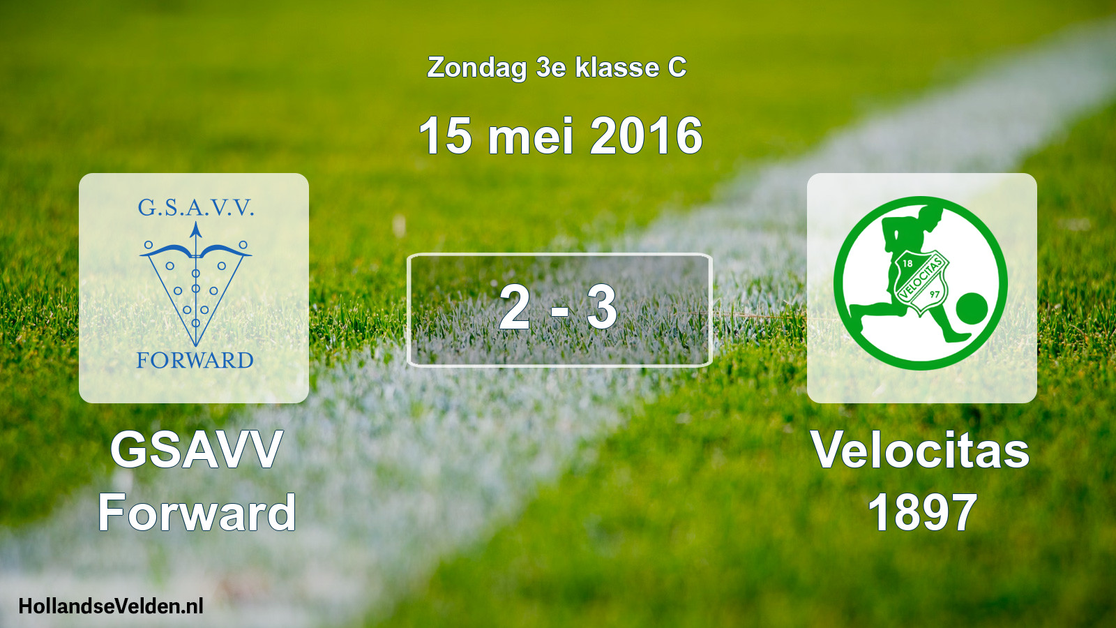 Total number of matches played: GSAVV Forward - Velocitas 1897 2 - 3 (15 May 2016)