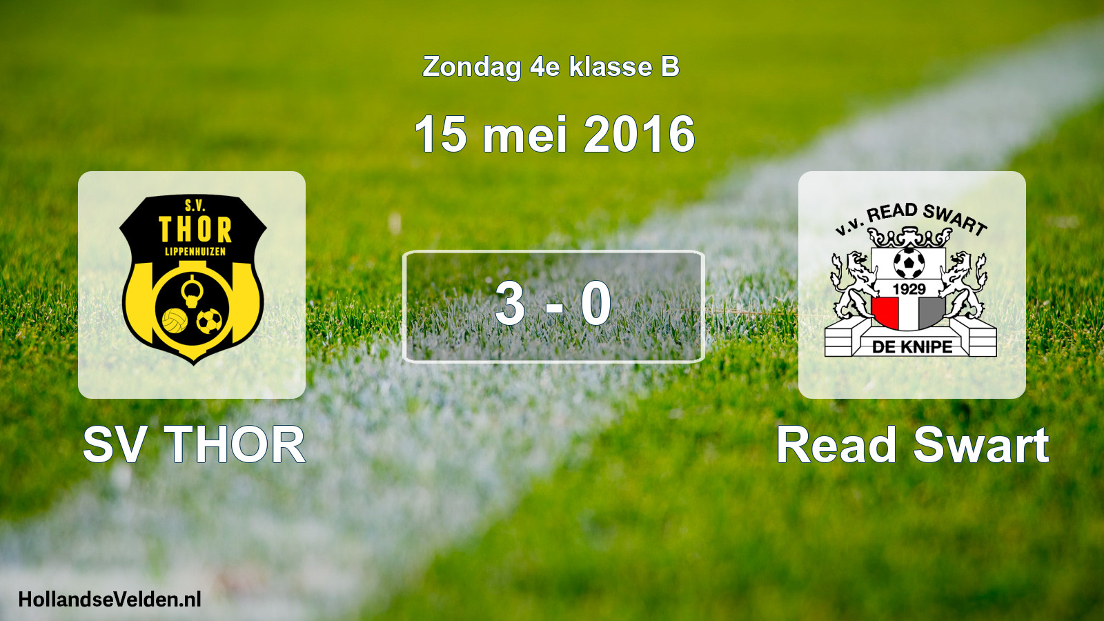 Total number of matches played: SV THOR - Read Swart 3 - 0 (15 May 2016)
