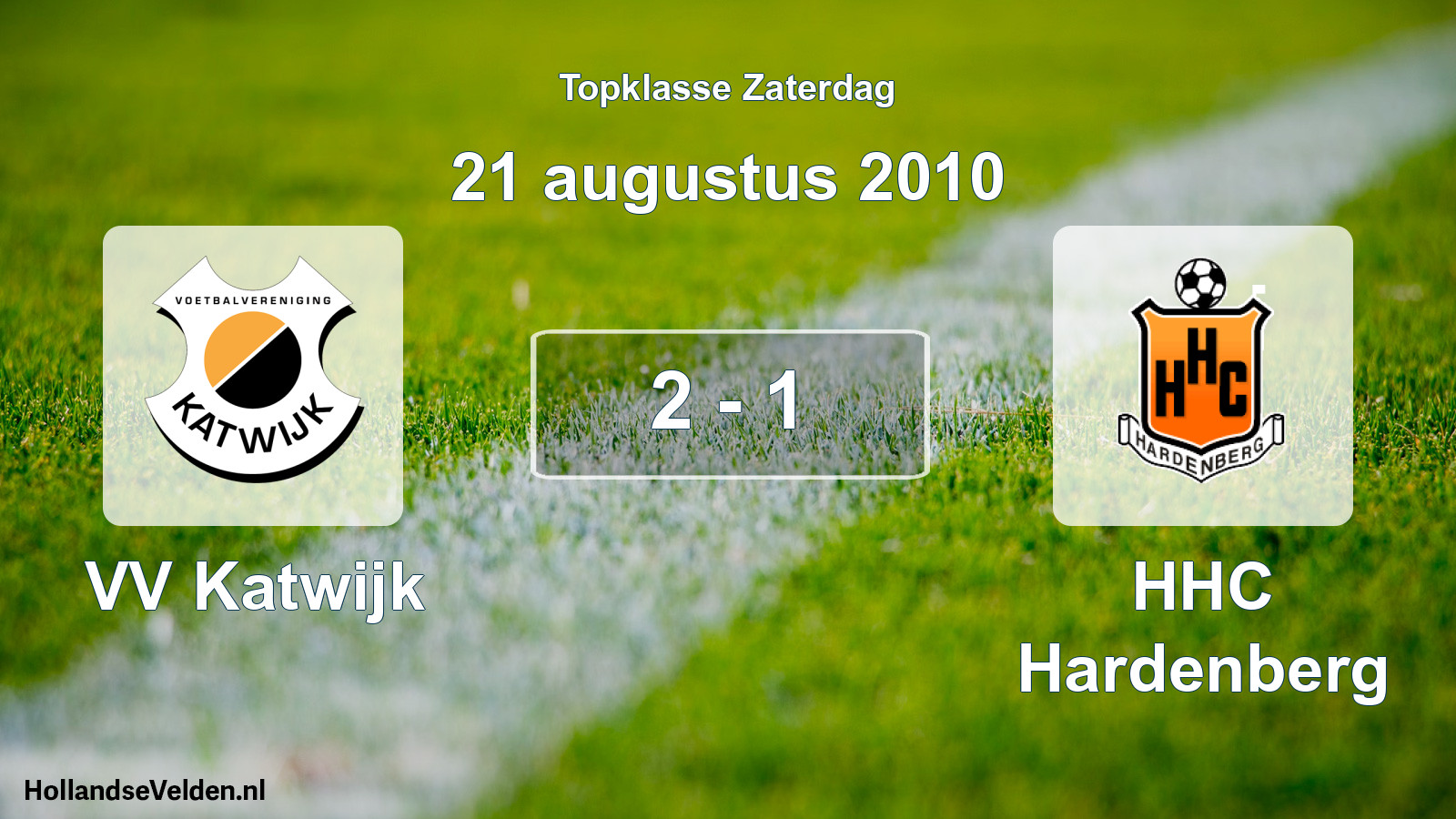 Total number of matches played: VV Katwijk - HHC Hardenberg 2 - 1 (21 August 2010)