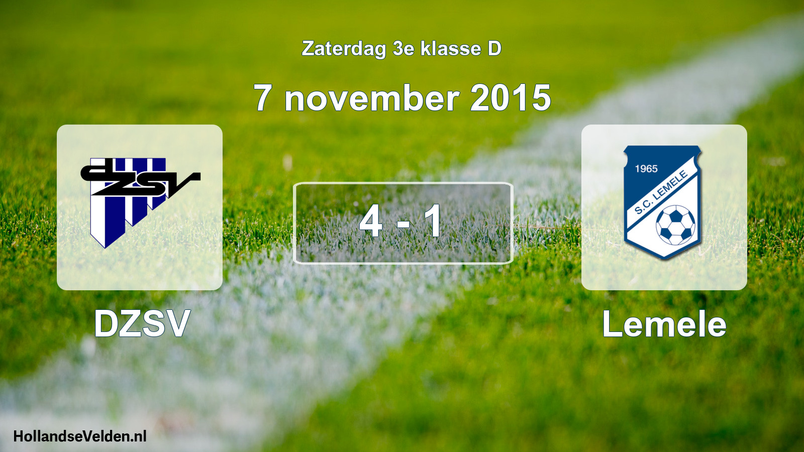 Total number of matches played: DZSV - Lemele 4 - 1 (7 November 2015)