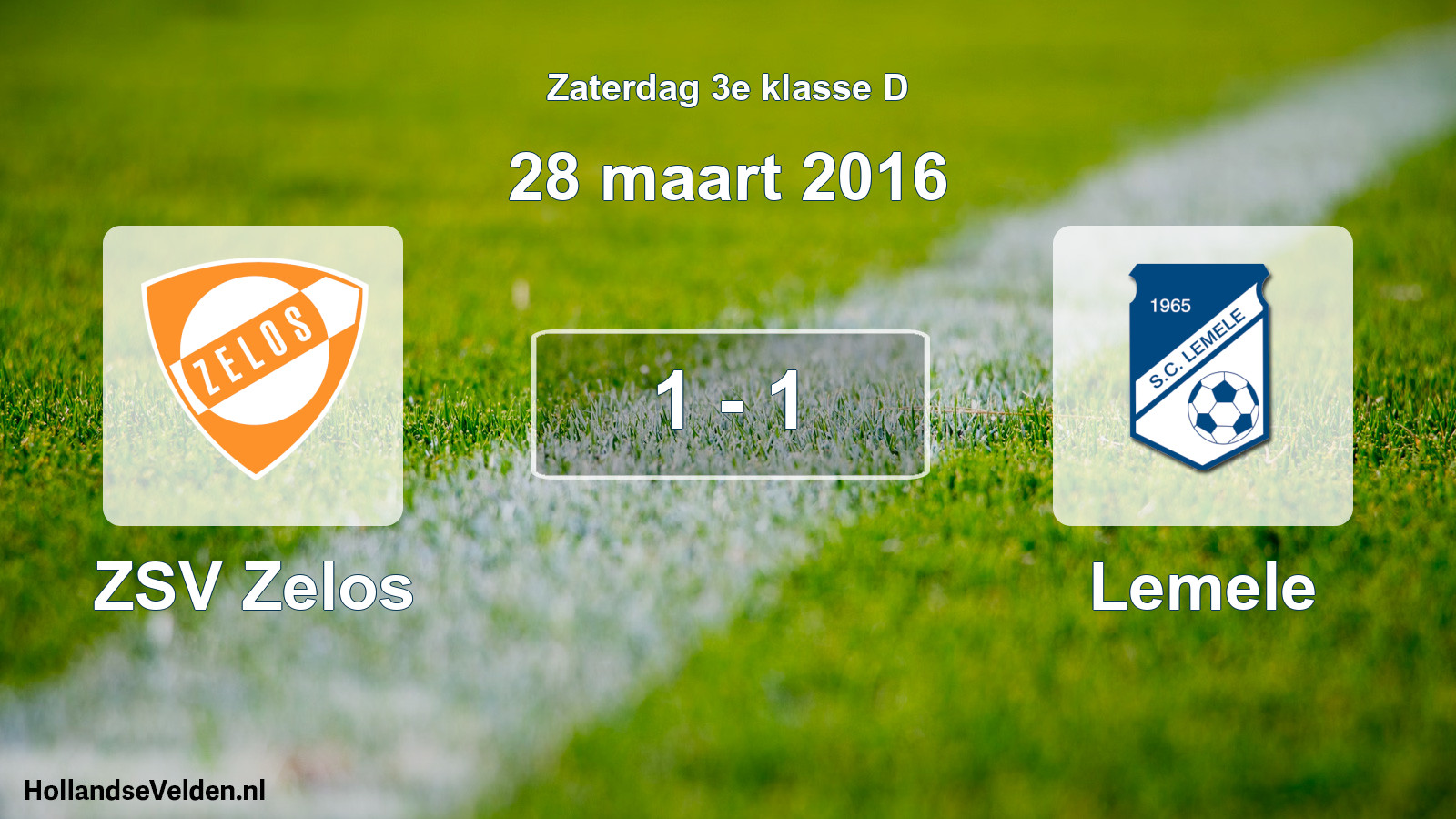 Total number of matches played: ZSV Zelos - Lemele 1 - 1 (28 March 2016)