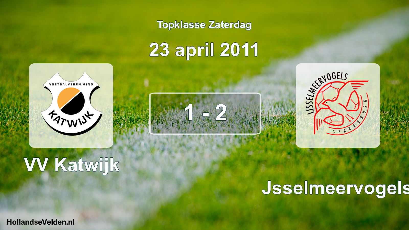 Total number of matches played: VV Katwijk - IJsselmeervogels 1 - 2 (23 April 2011)