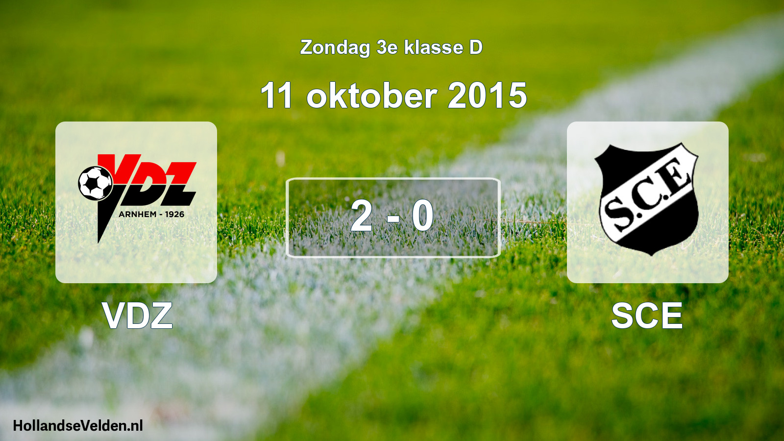 Total number of matches played: VDZ - SCE 2 - 0 (11 October 2015)