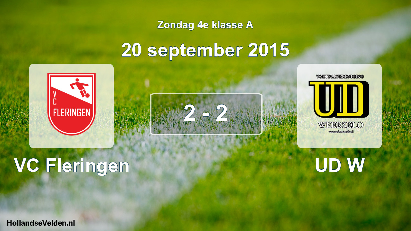 Total number of matches played: VC Fleringen - UD W 2 - 2 (20 September 2015)