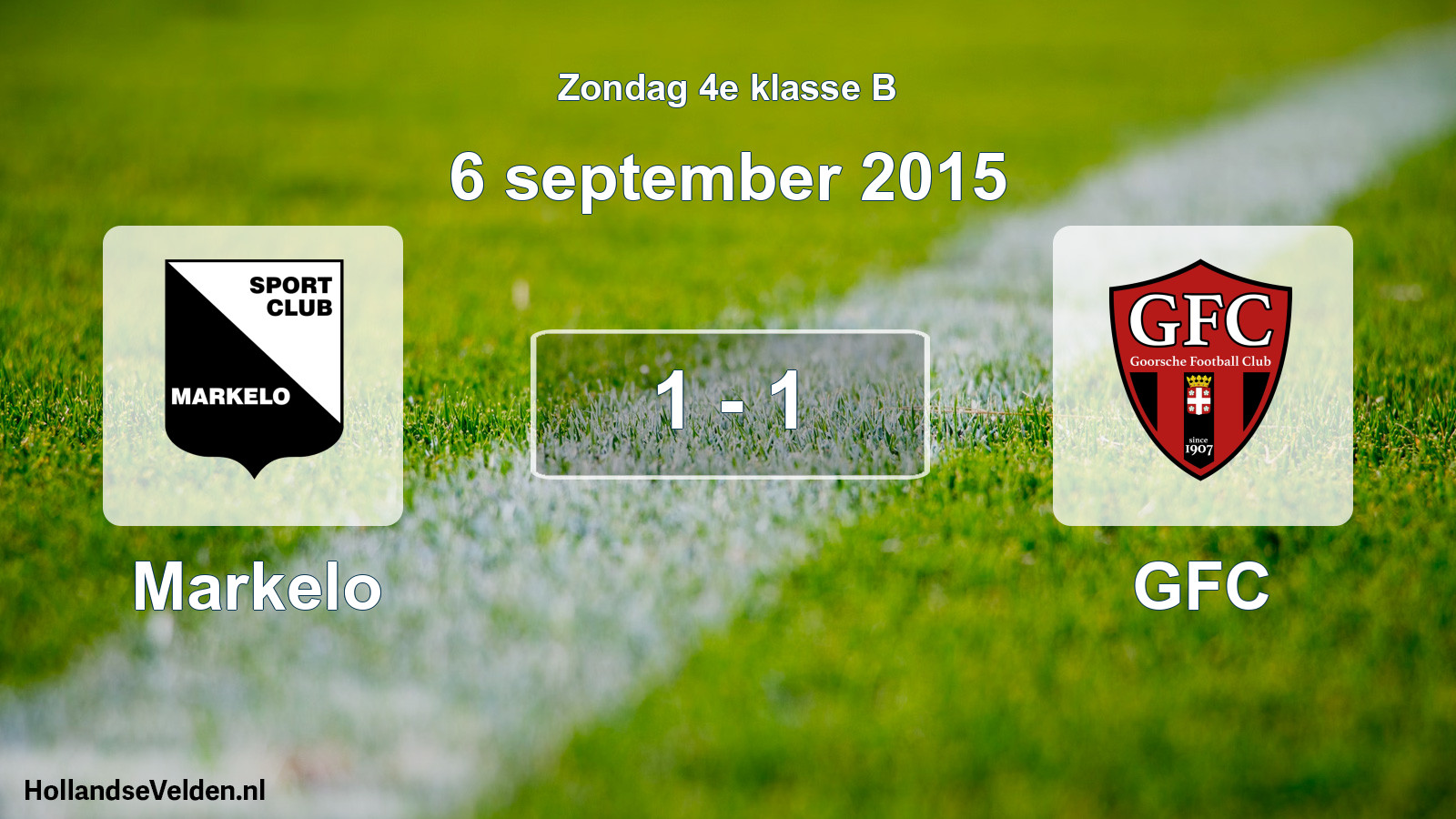 Total number of matches played: Markelo - GFC 1 - 1 (6 September 2015)