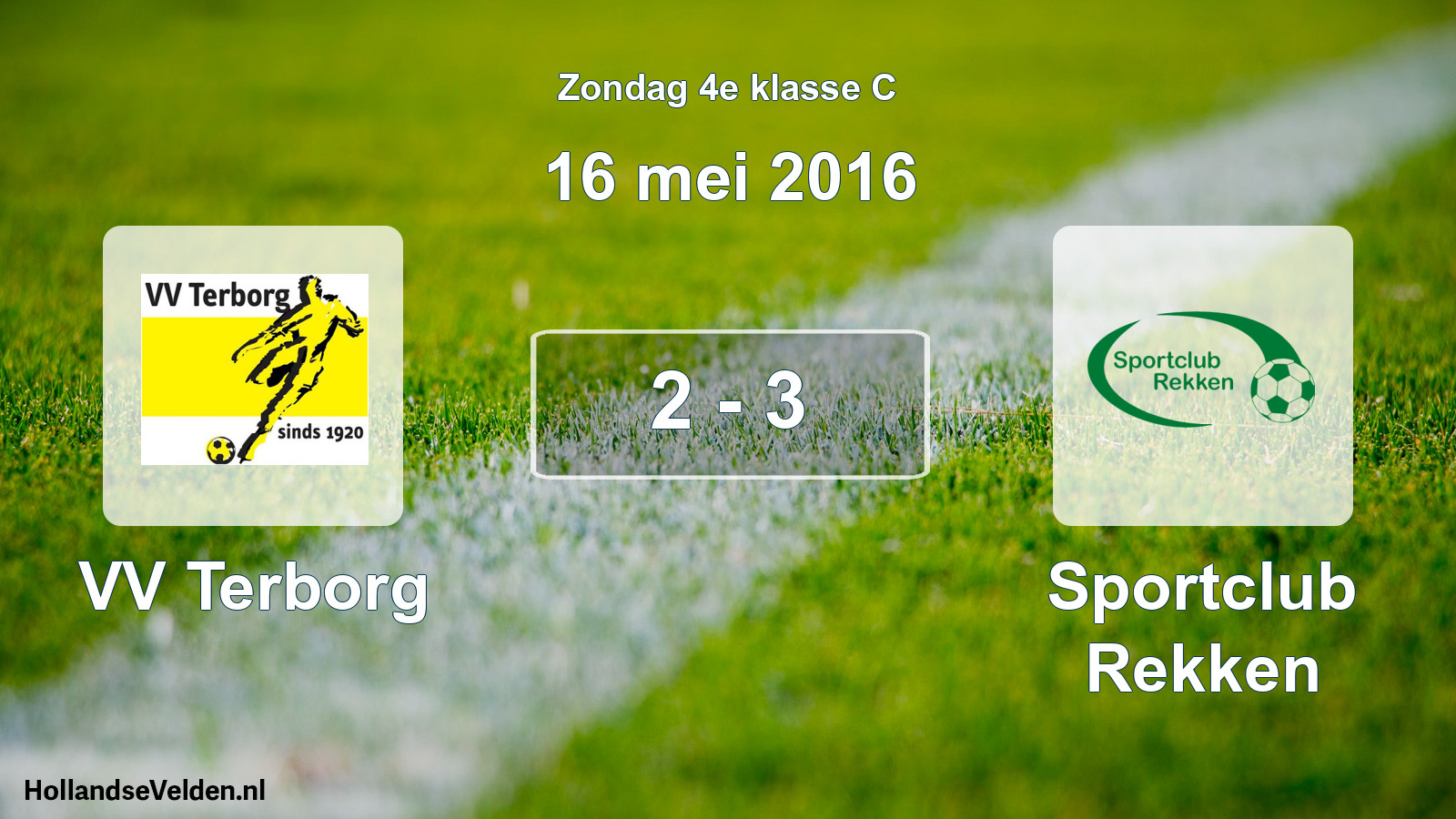Total number of matches played: VV Terborg - Sportclub Rekken 2 - 3 (16 May 2016)
