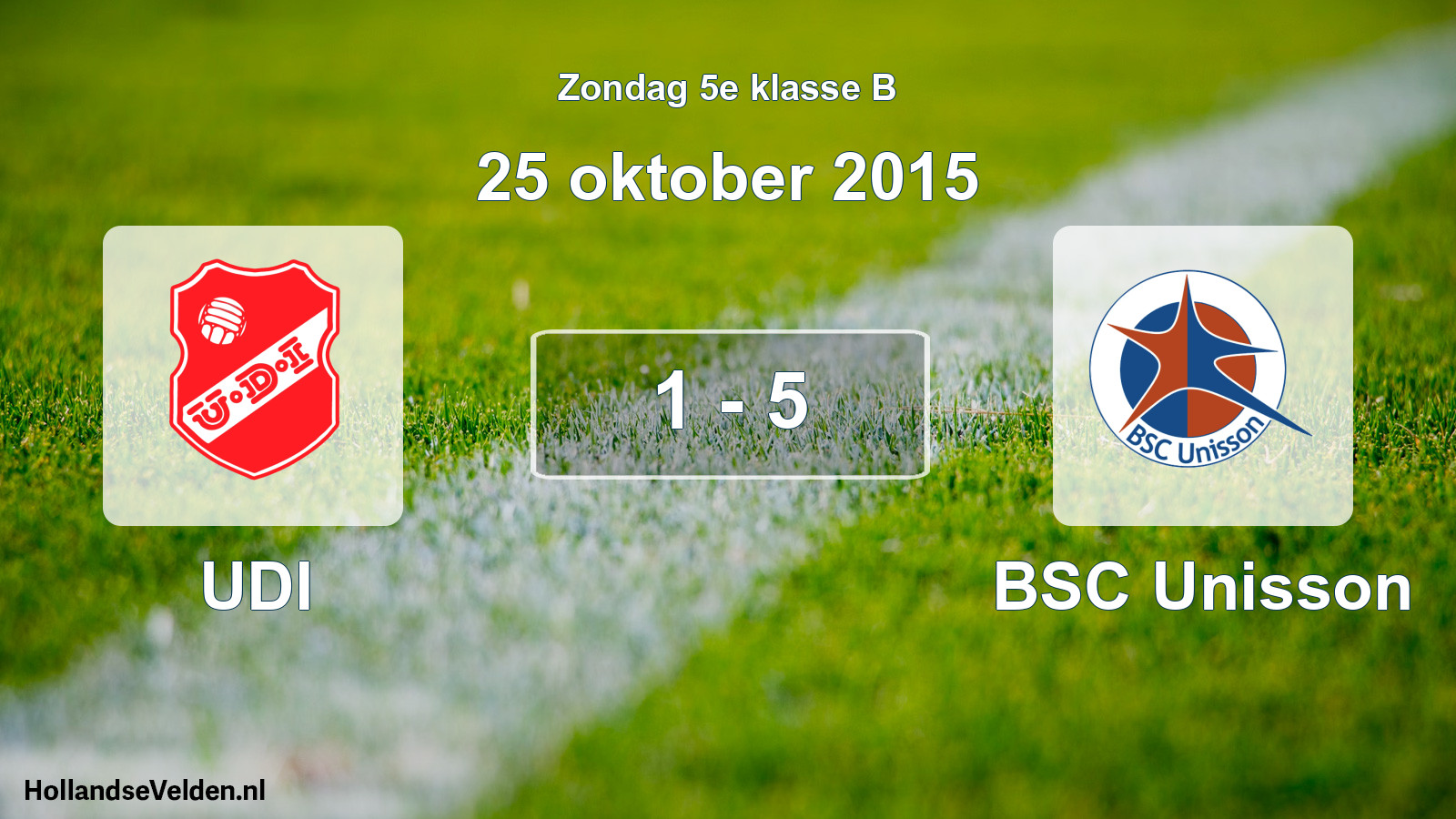 Total number of matches played: UDI - BSC Unisson 1 - 5 (25 October 2015)