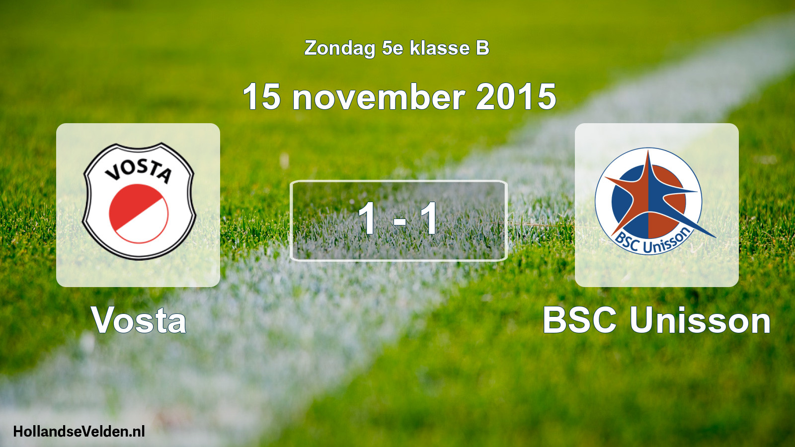 Total number of matches played: Vosta - BSC Unisson 1 - 1 (15 November 2015)