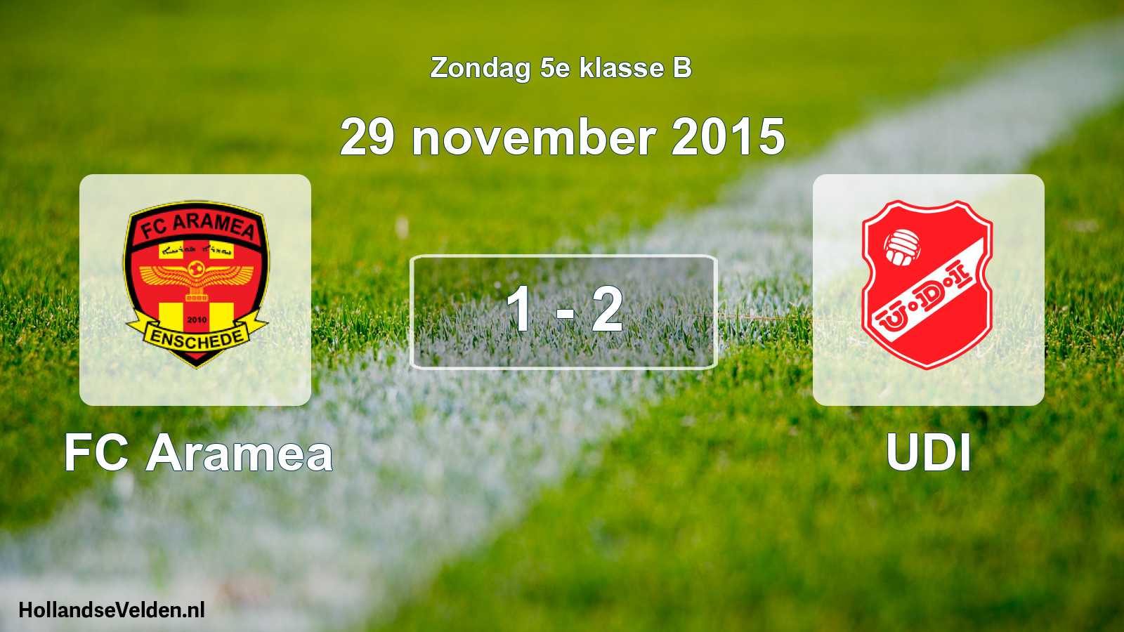 Total number of matches played: FC Aramea - UDI 1 - 2 (29 November 2015)