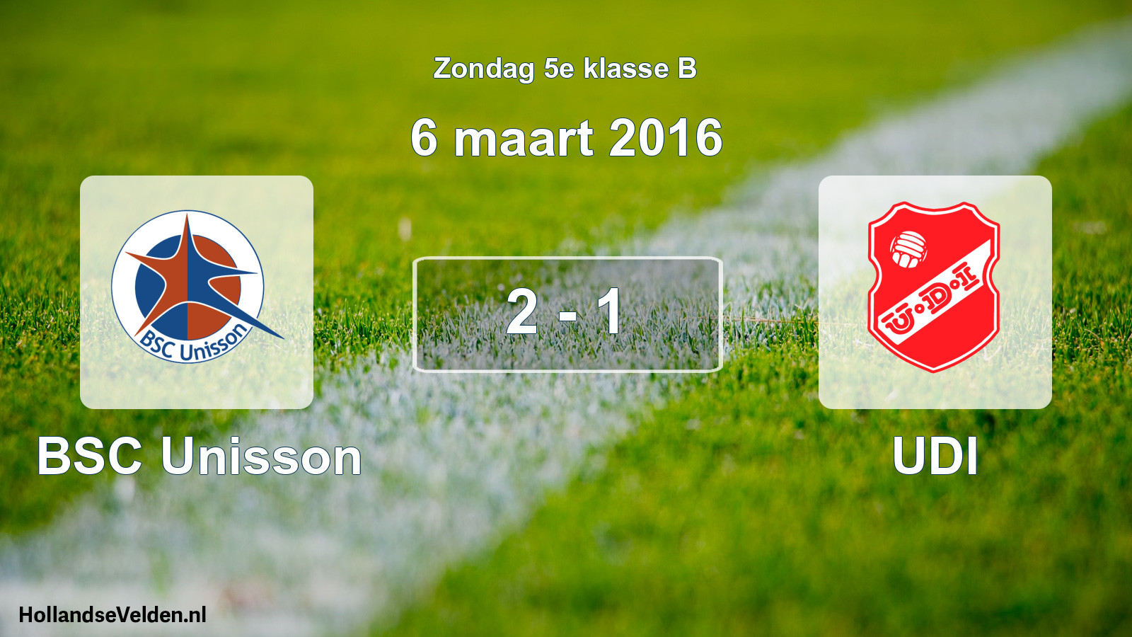 Total number of matches played: BSC Unisson - UDI 2 - 1 (6 March 2016)