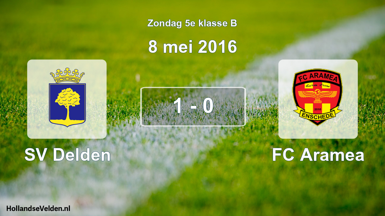 Total number of matches played: SV Delden - FC Aramea 1 - 0 (8 May 2016)