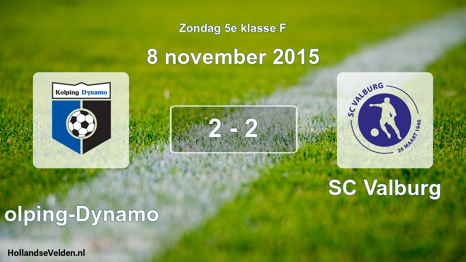 Total number of matches played: Kolping-Dynamo - SC Valburg 2 - 2 (8 November 2015)