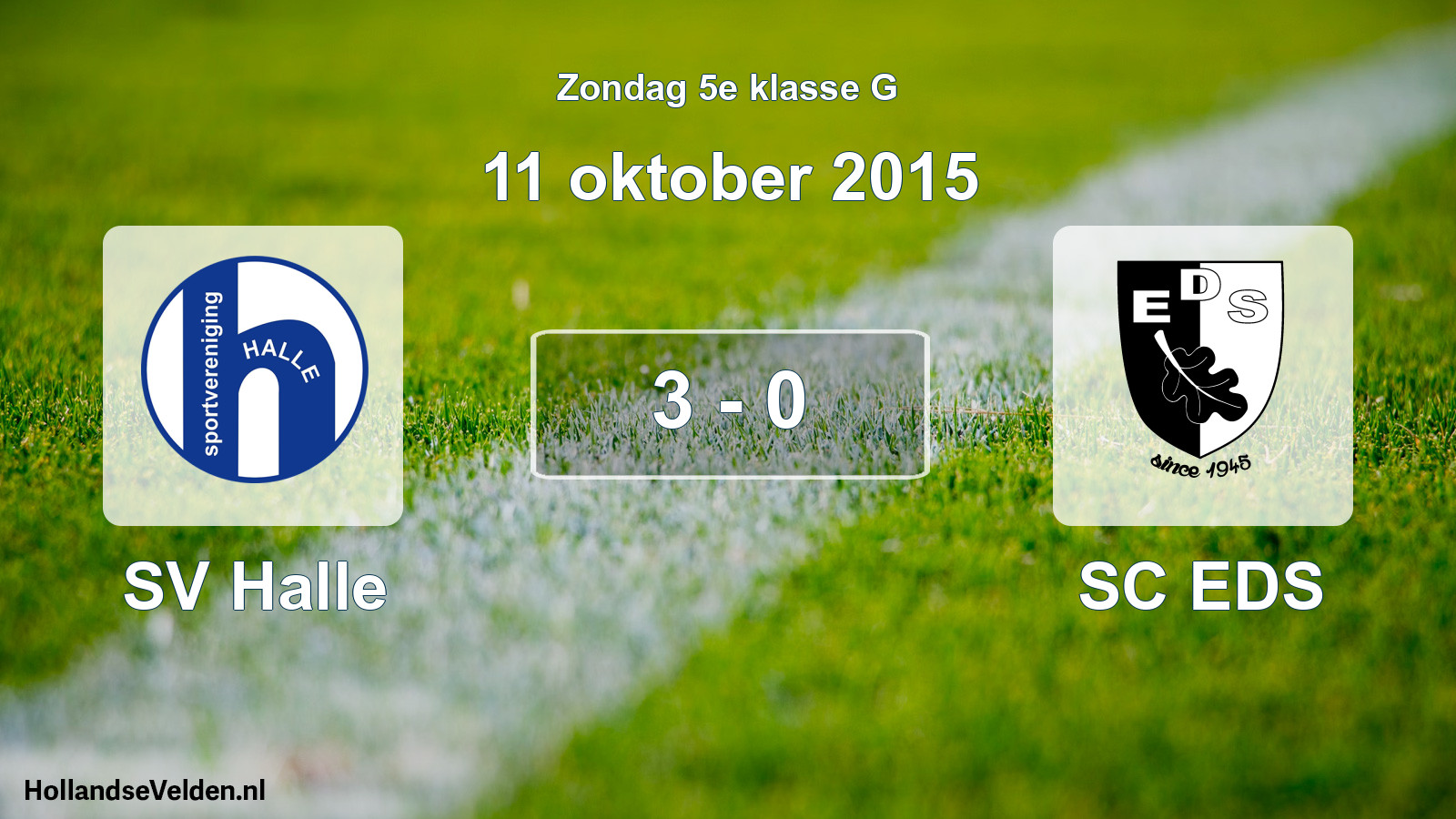 Total number of matches played: SV Halle - SC EDS 3 - 0 (11 October 2015)