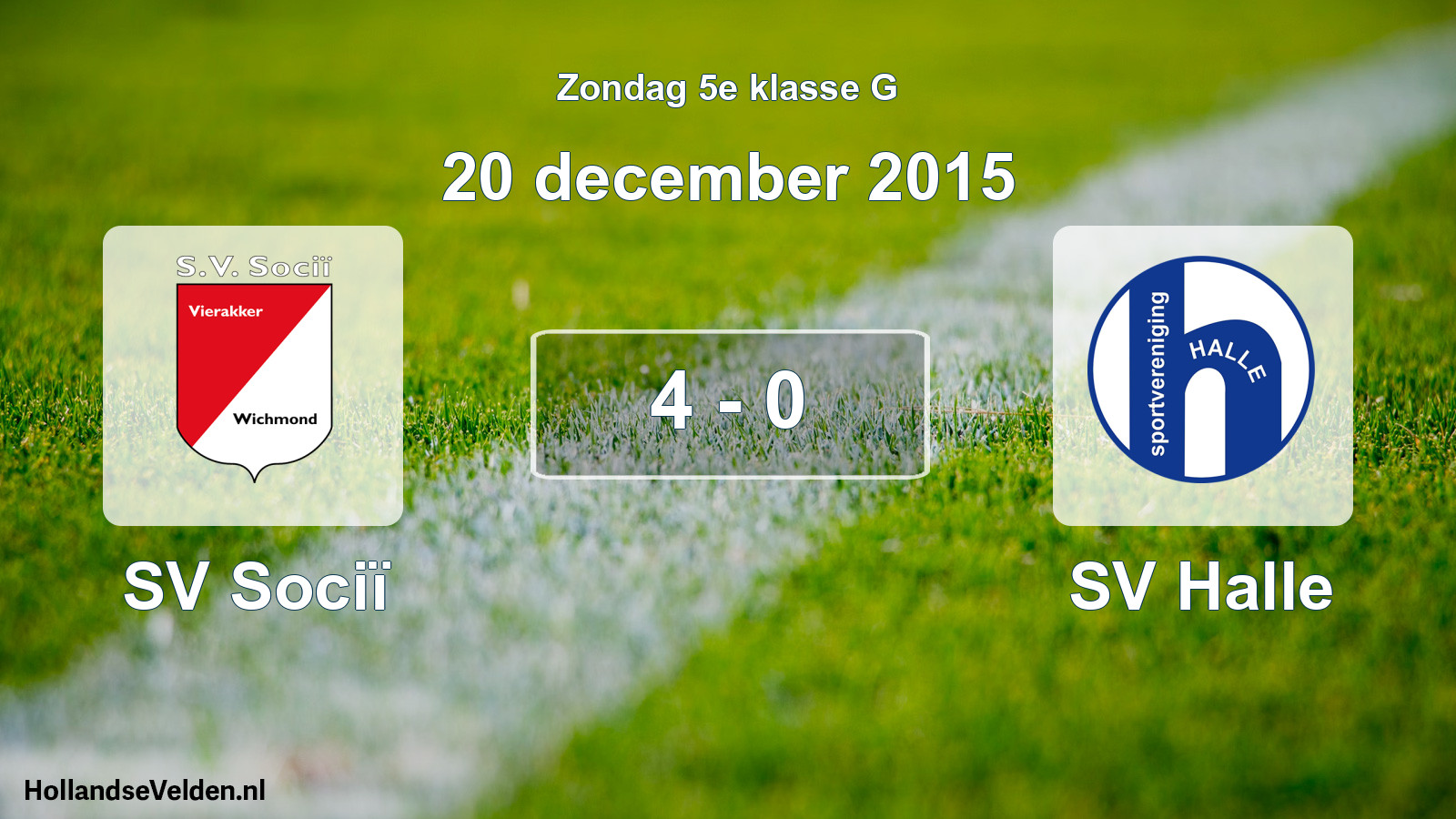 Total number of matches played: SV Sociï - SV Halle 4 - 0 (20 December 2015)