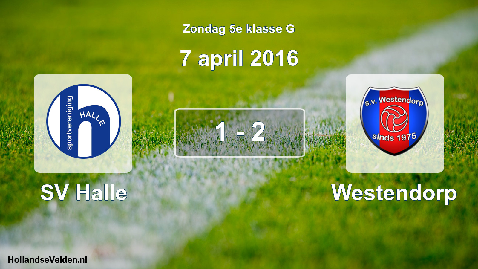 Total number of matches played: SV Halle - Westendorp 1 - 2 (7 April 2016)