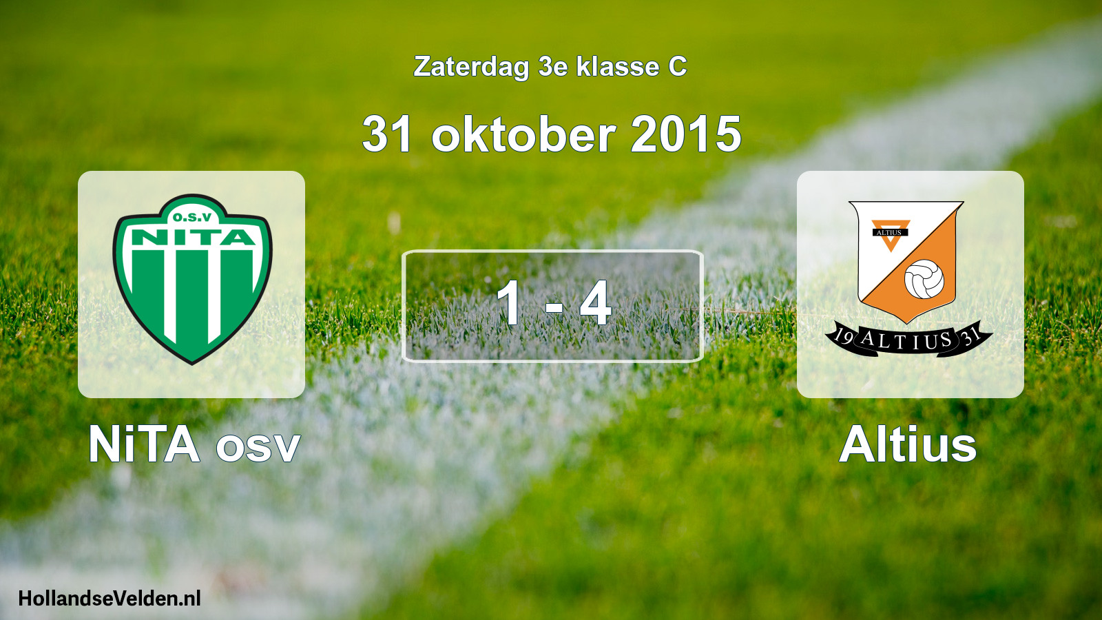 Total number of matches played: NiTA osv - Altius 1 - 4 (31 October 2015)