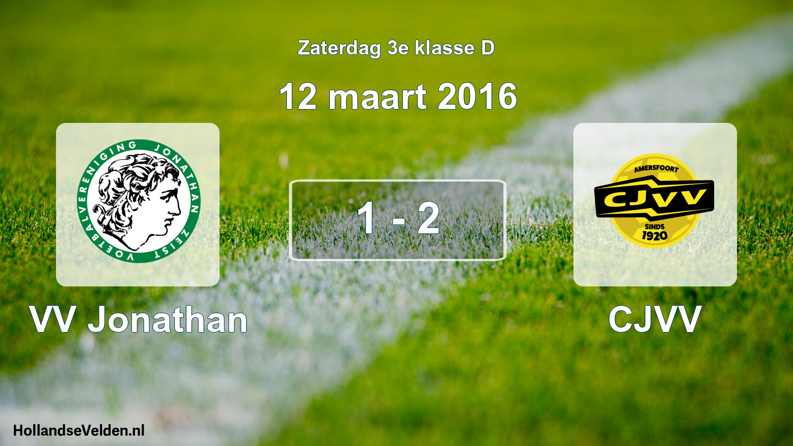 Total number of matches played: VV Jonathan - CJVV 1 - 2 (12 March 2016)