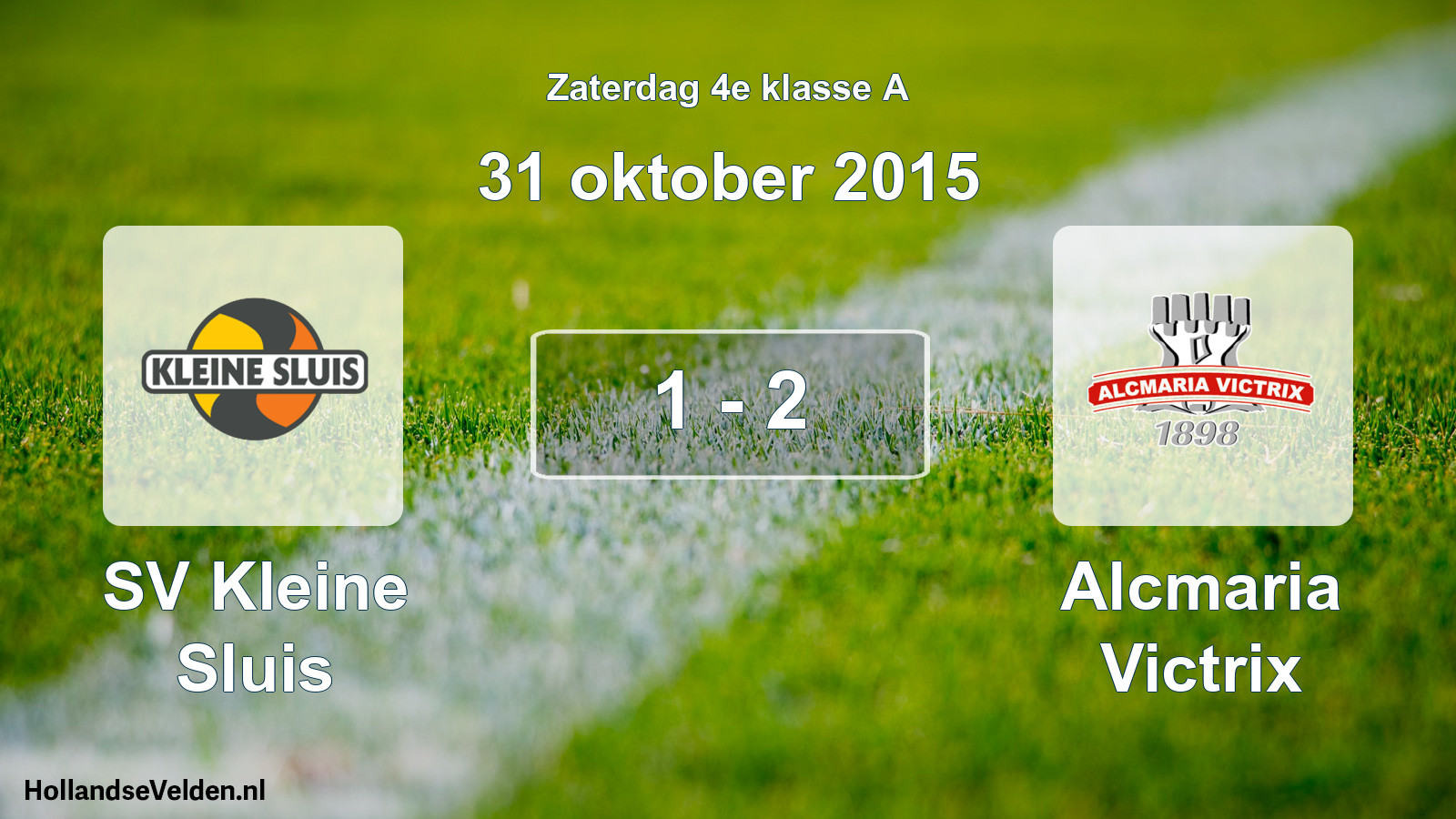 Total number of matches played: SV Kleine Sluis - Alcmaria Victrix 1 - 2 (31 October 2015)