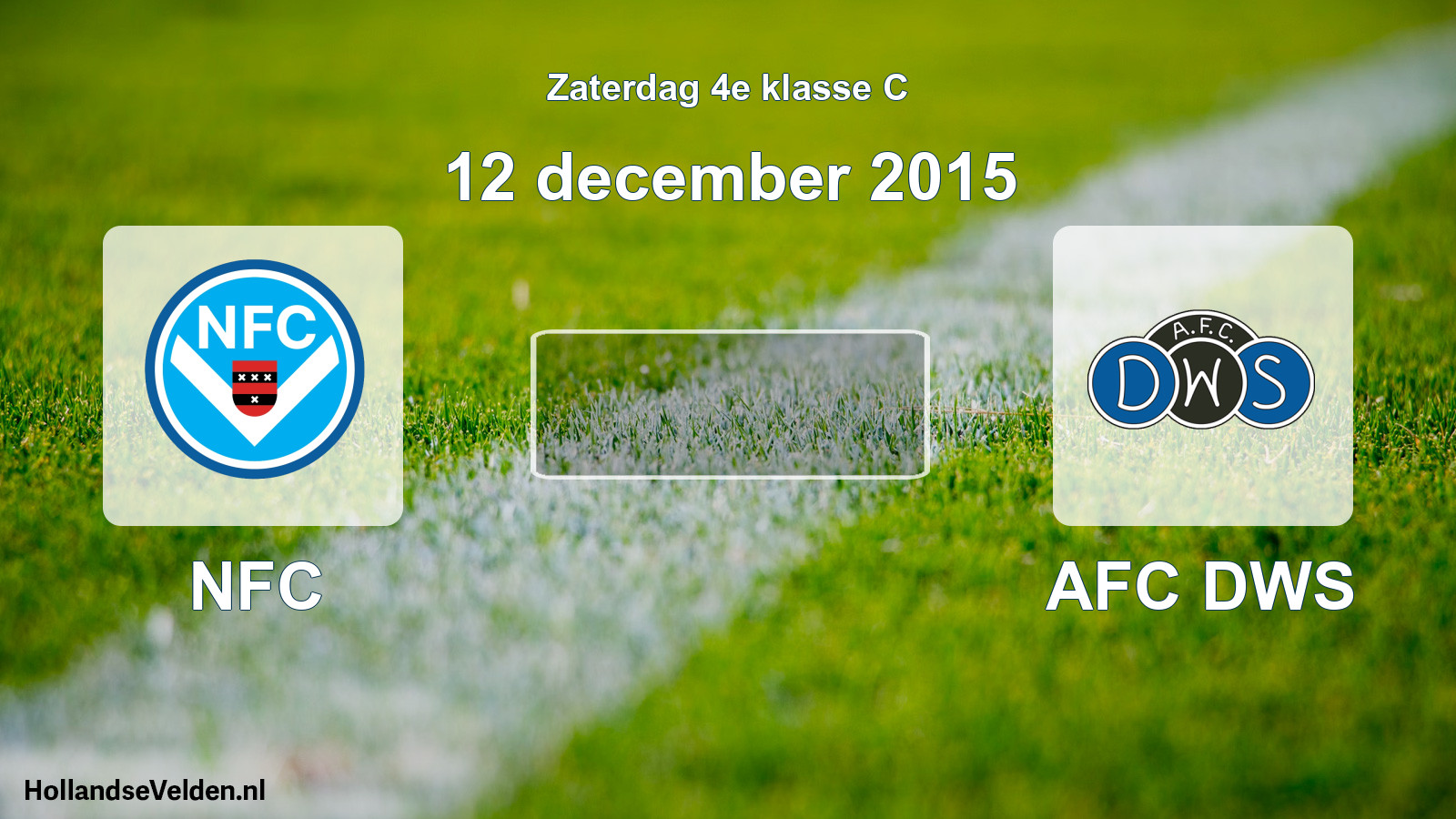 Scheduled Match: NFC - AFC DWS (12 December 2015)