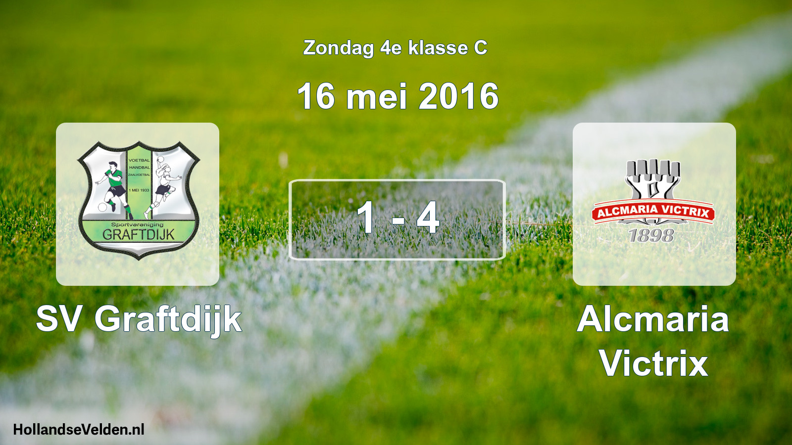 Total number of matches played: SV Graftdijk - Alcmaria Victrix 1 - 4 (16 May 2016)