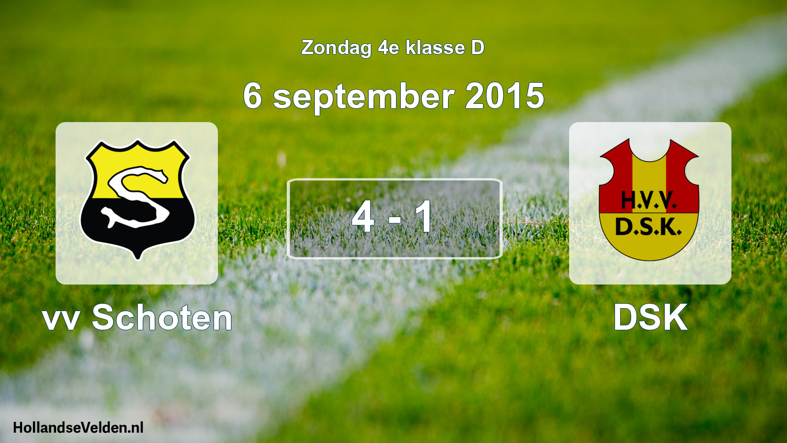 Total number of matches played: vv Schoten - DSK 4 - 1 (6 September 2015)