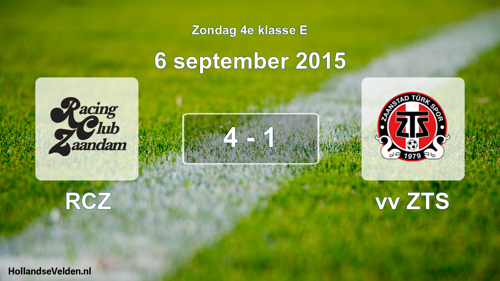Total number of matches played: RCZ - vv ZTS 4 - 1 (6 September 2015)