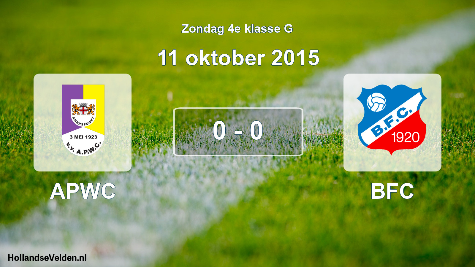 Total number of matches played: APWC - BFC 0 - 0 (11 October 2015)