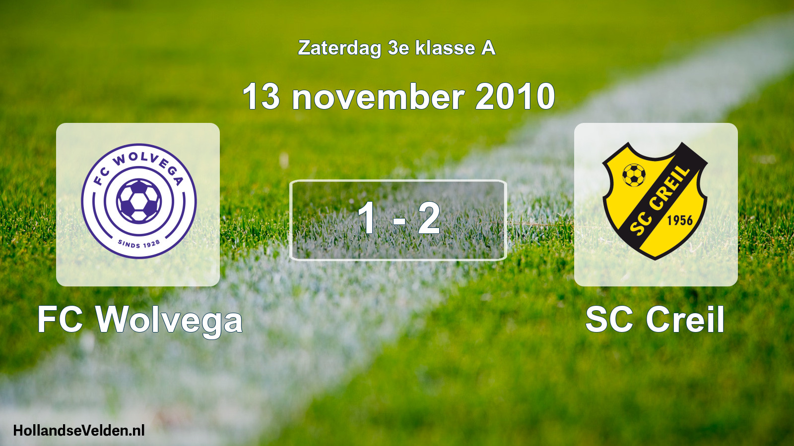 Total number of matches played: FC Wolvega - SC Creil 1 - 2 (13 November 2010)