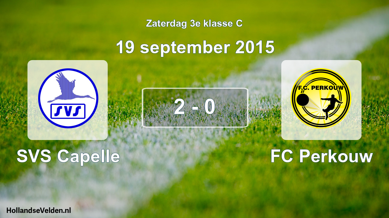 Total number of matches played: SVS Capelle - FC Perkouw 2 - 0 (19 September 2015)