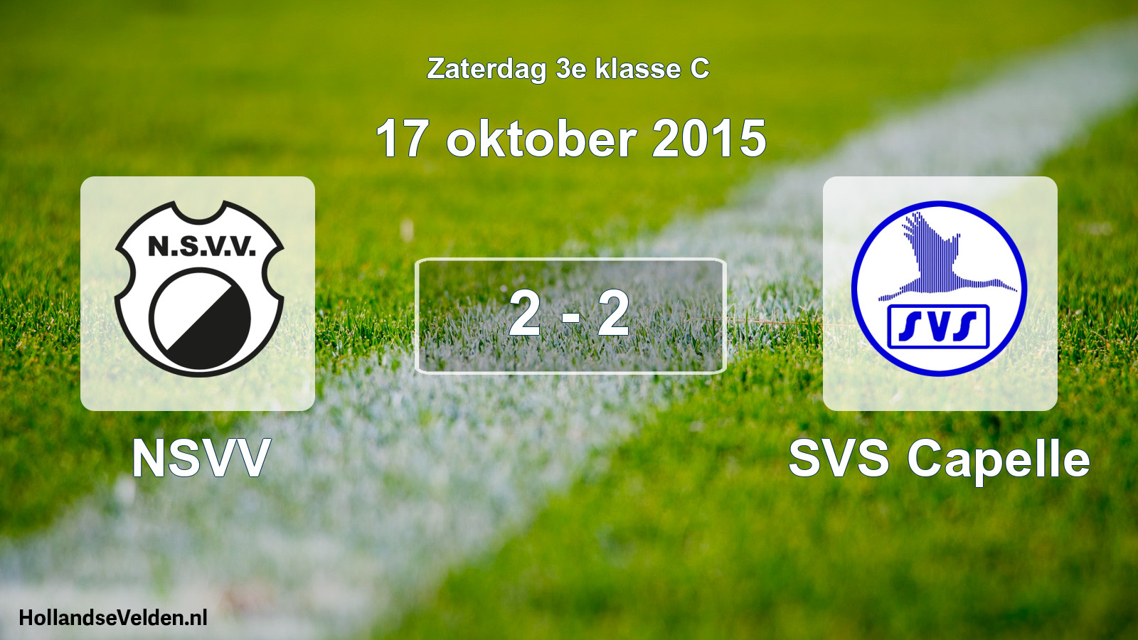 Total number of matches played: NSVV - SVS Capelle 2 - 2 (17 October 2015)